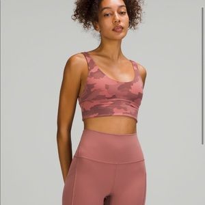 NWT Lululemon Pink Camo Align Bra
